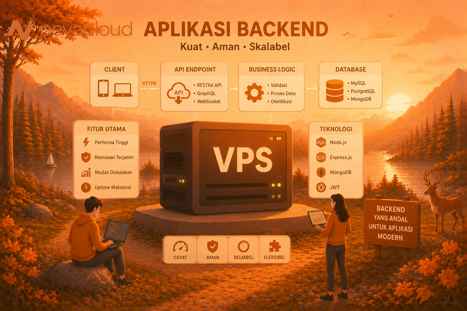 Cara Scaling Aplikasi Backend di VPS